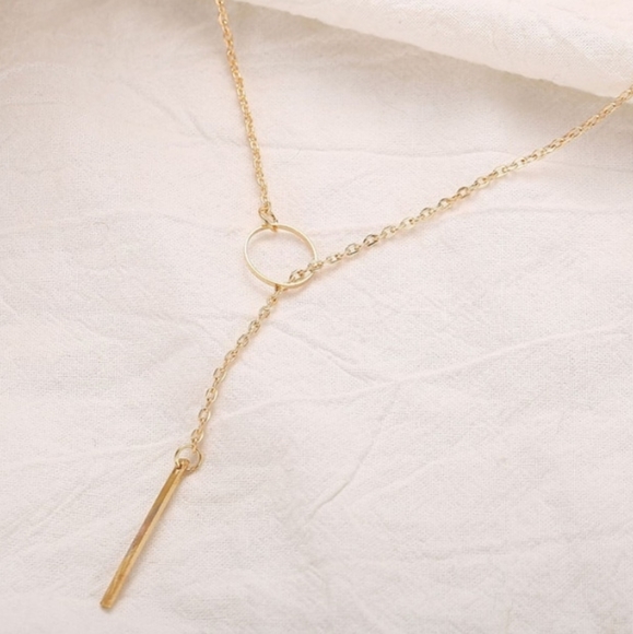 NEW 18k Gold-Plated Adjustable Long Lariat Necklace - Picture 9 of 12